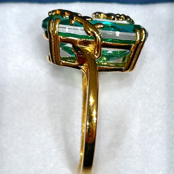 GP Trionfo Italian Garden PeacockCollection 8.75 ctw Dragonfly Ring Size 8 - Picture 11 of 13